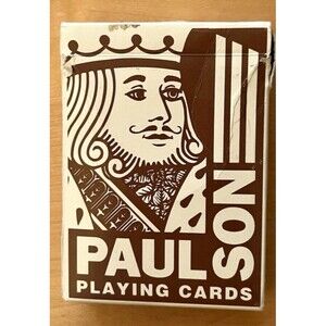 Vintage Hooters Casino Hotel Las Vegas Nevada Paulson Playing Cards Brown